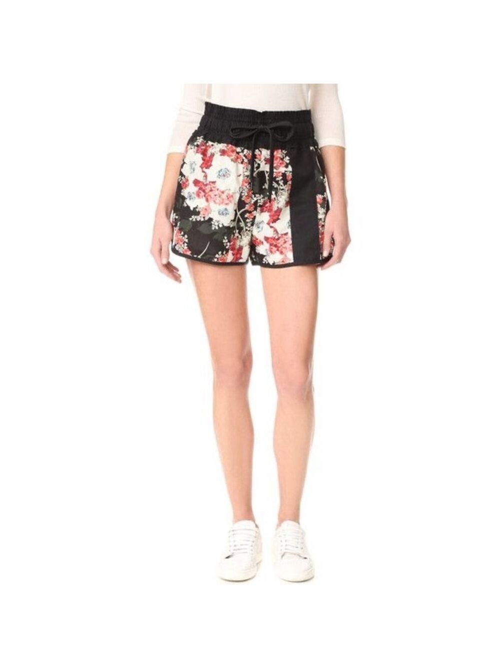 RAG & BONE FLORAL PRINT LENNOX FLORAL SHORTS SIZE XXS NWT SILK BLEND